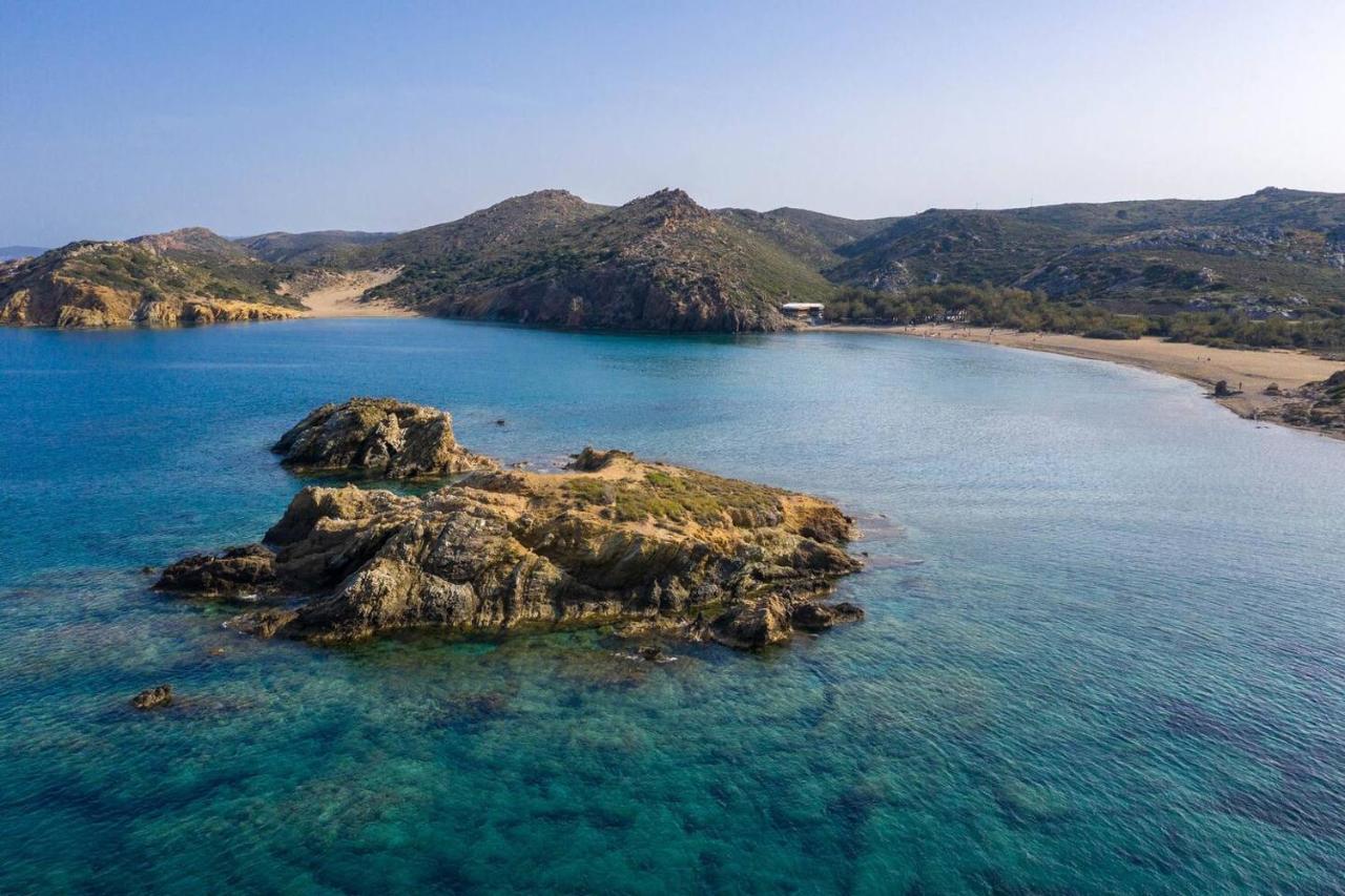 Villa Authentic Cretan Stone Windmill Sitia  Exterior foto